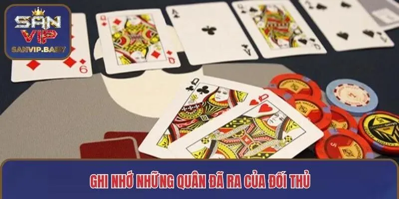 Ghi nhớ những quân đã ra của đối thủ